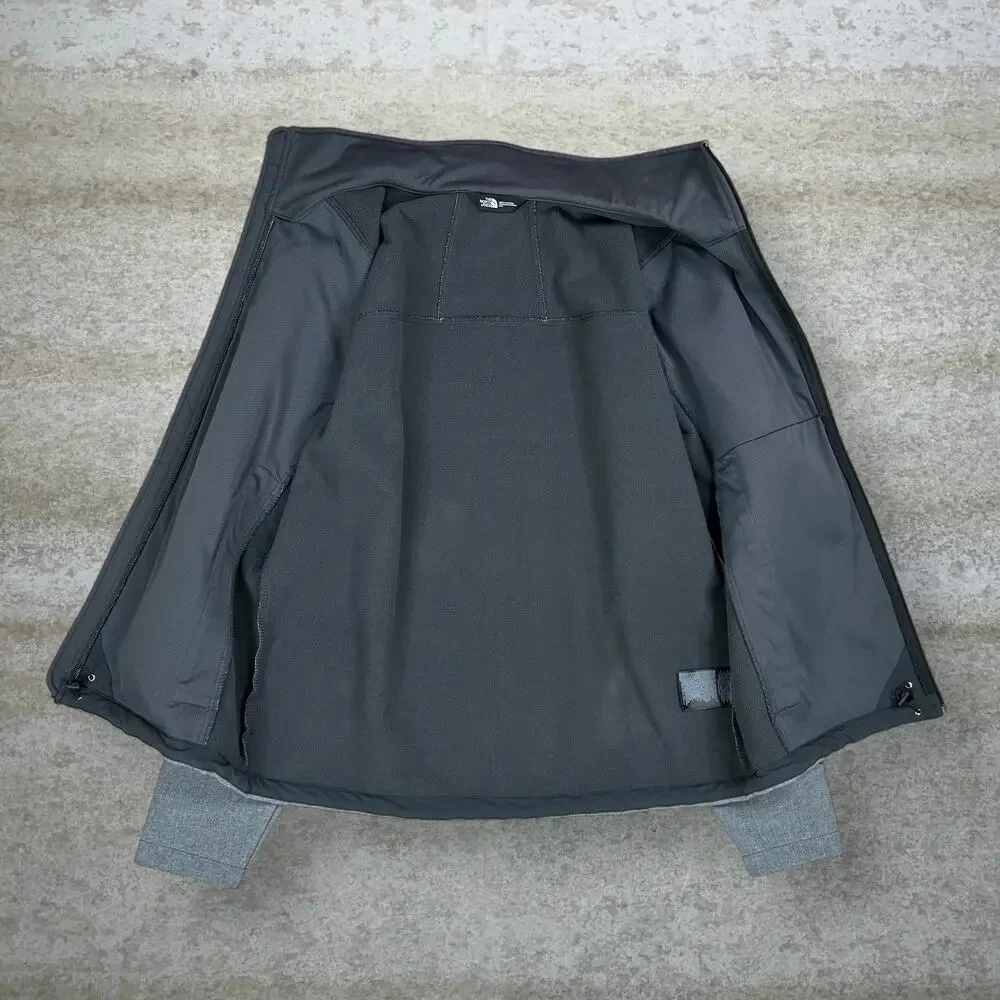 Vintage Y2K The North Face Windbreaker Jacket Mens M Grey Wind Wall Full Zip
